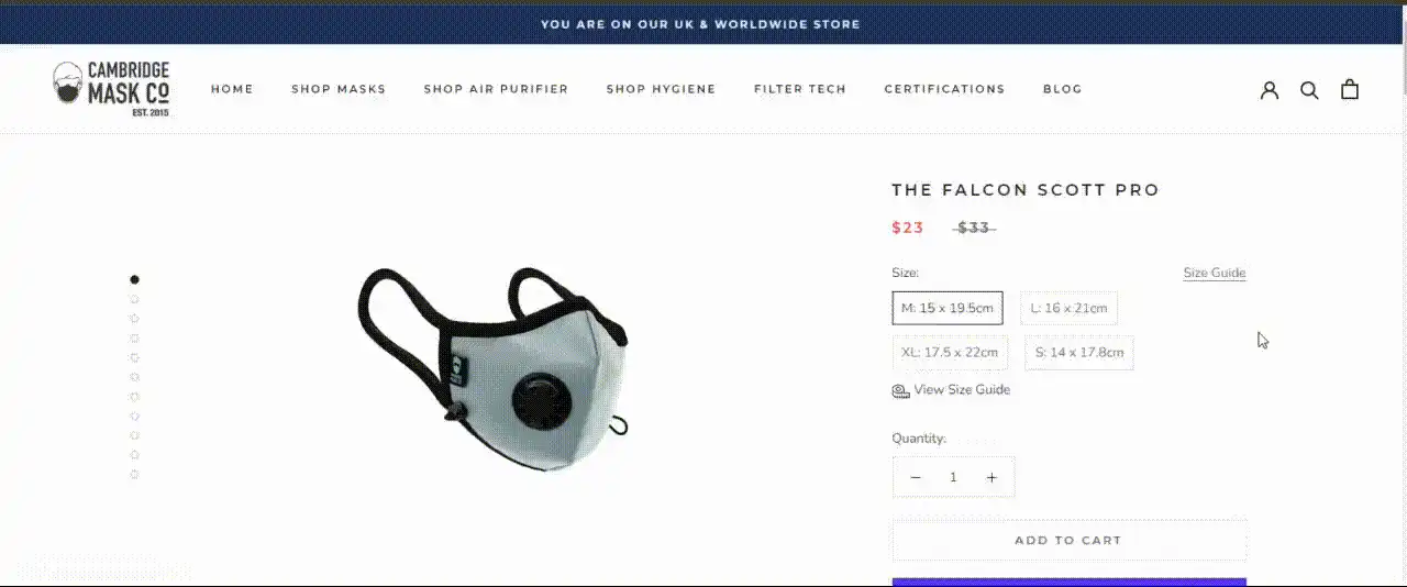 Justifying the price on a well thought out Shopify product page 
