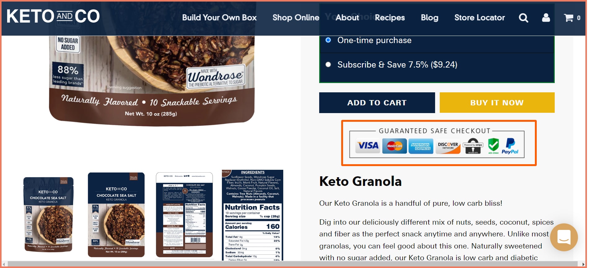 Safe checkout visual cue
