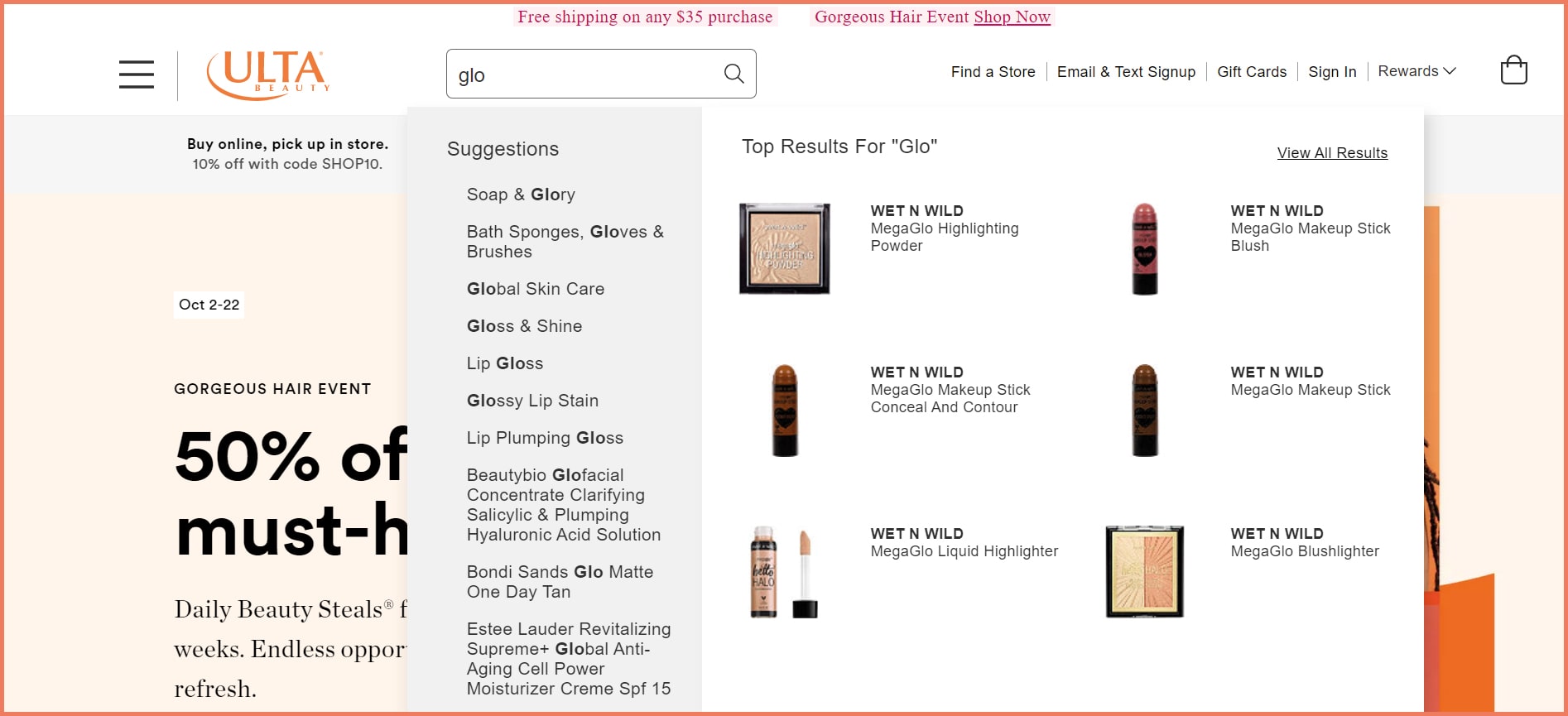 Autocomplete suggesstions + images visual cue