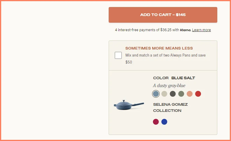 WooCommerce product page design incentives make faster checkout possible