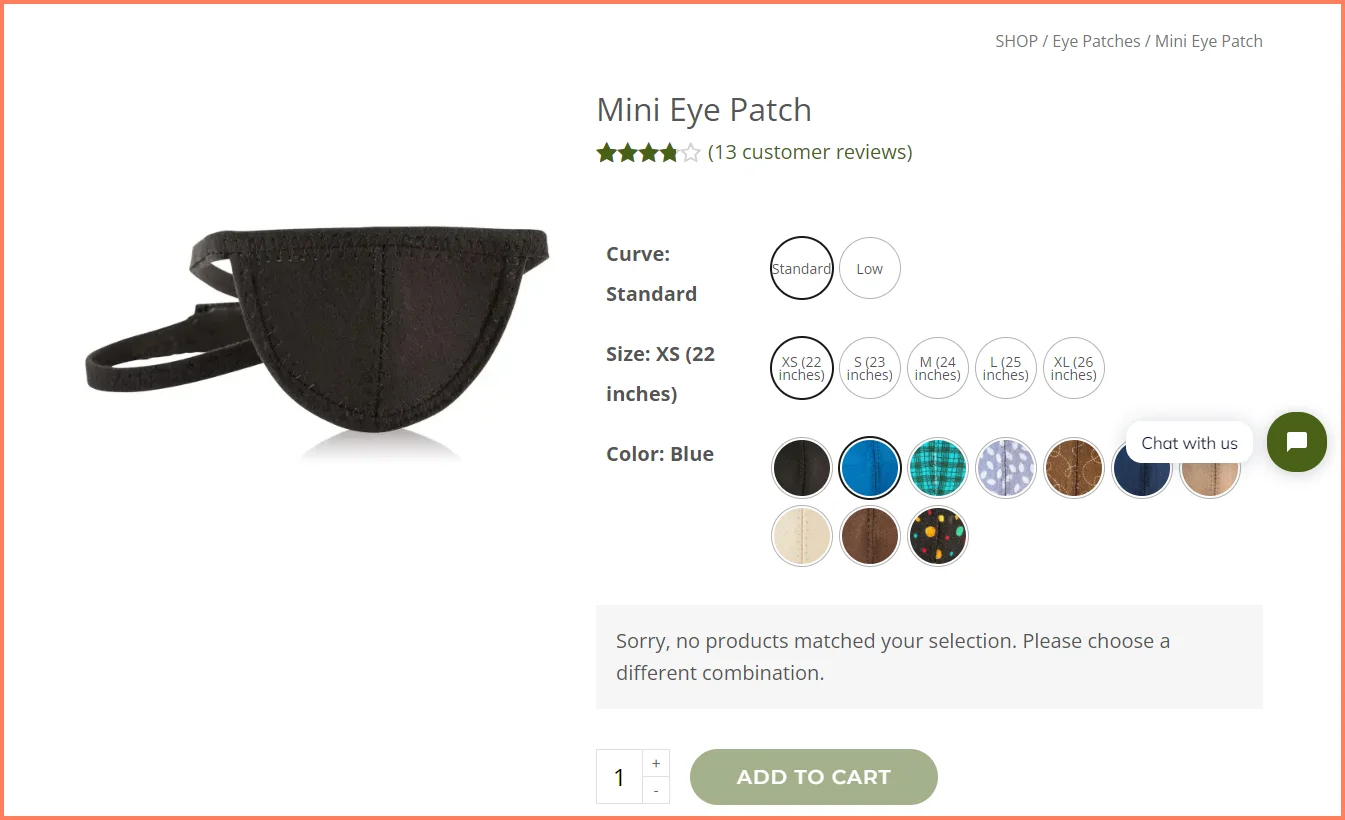 NWeyedesign product page design focuses on clearly highlighting design elements
