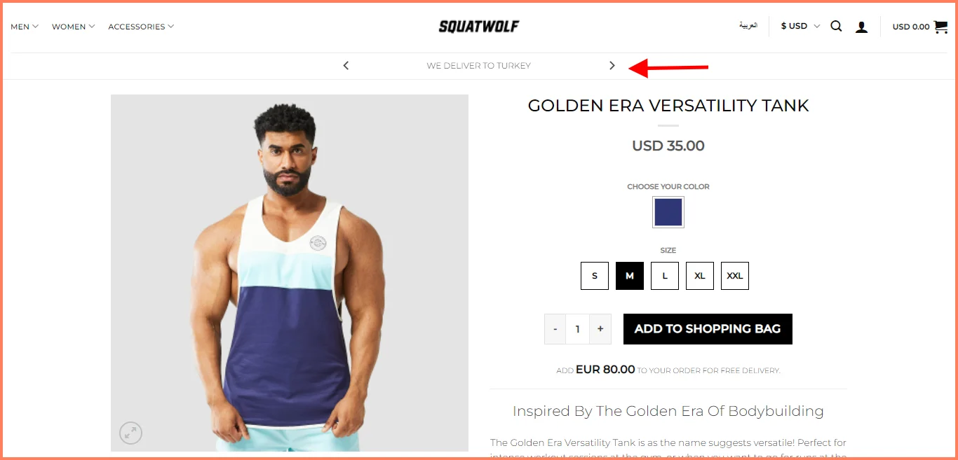 Squatwolf WooCommerce product page template uses an inverted pyramid way of offering information