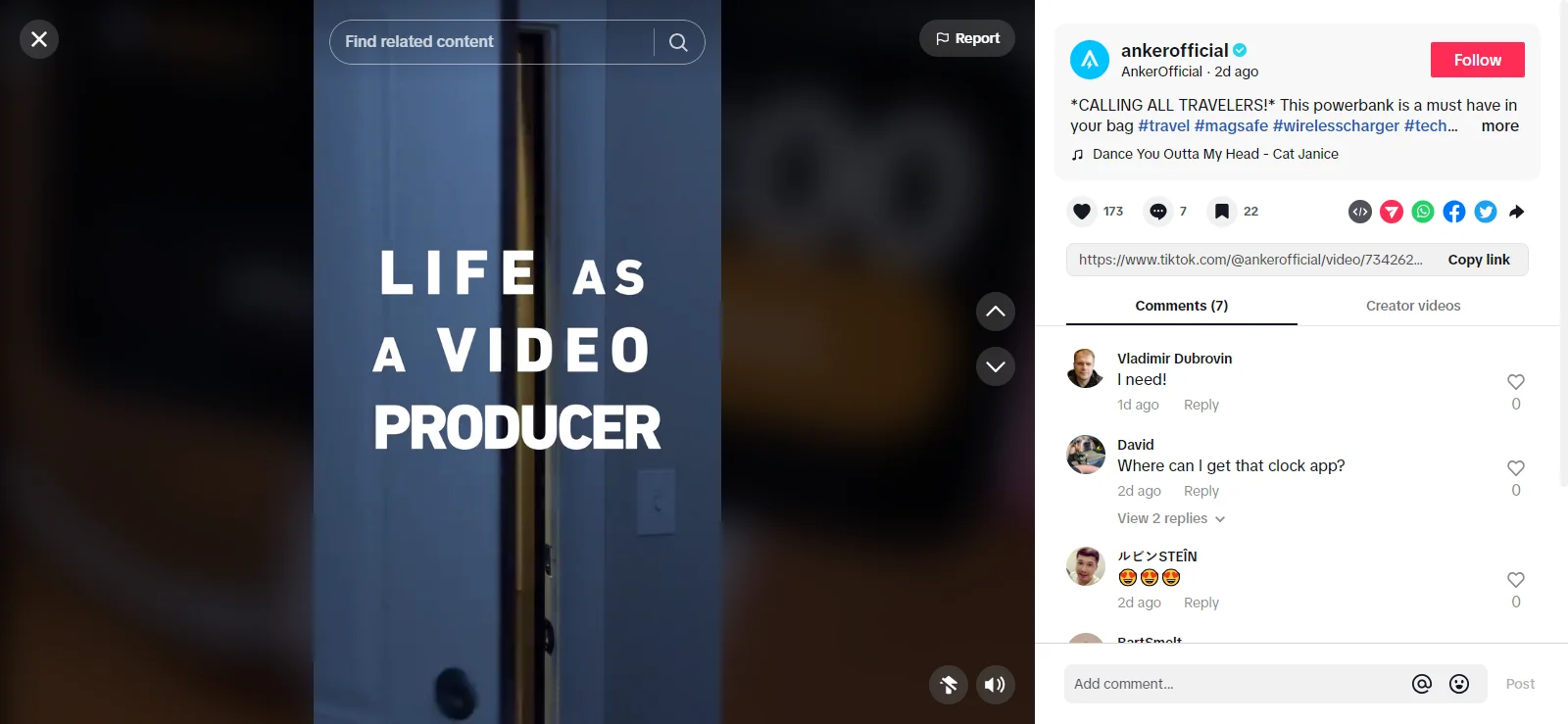 Day in the life TikTok with product placement
