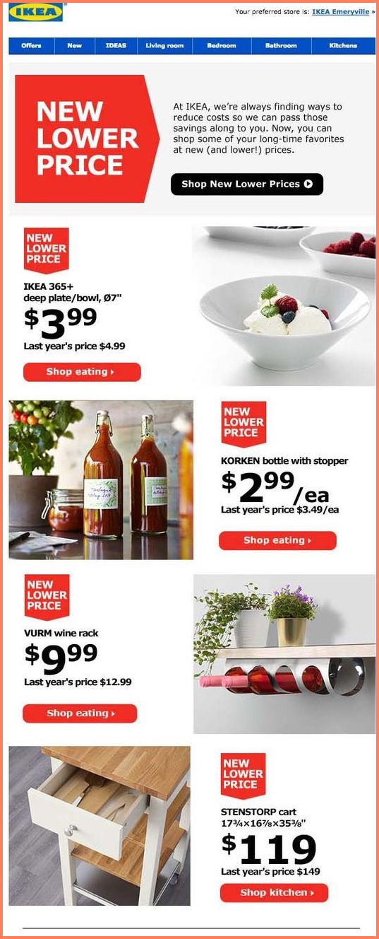 ikea personalization offers example