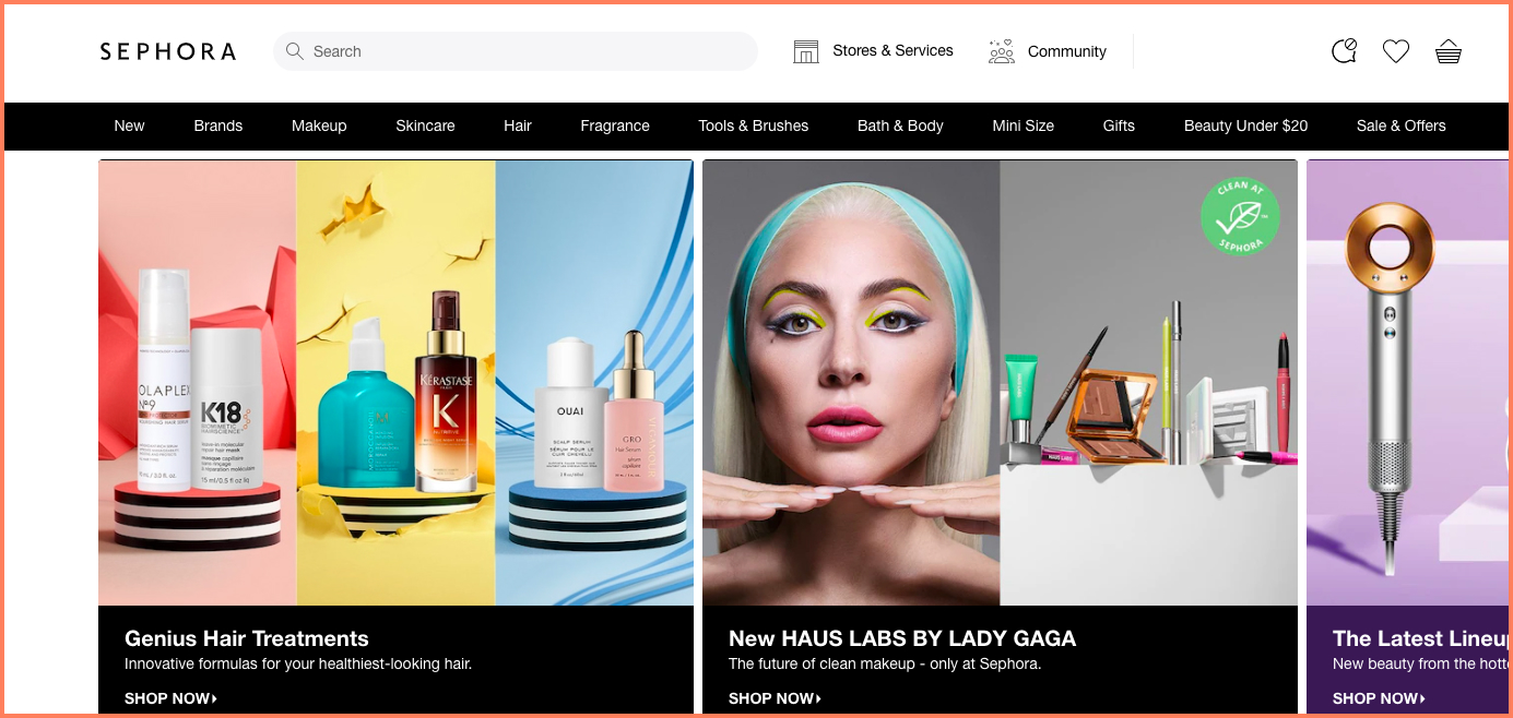 sephora omnichannel experience example