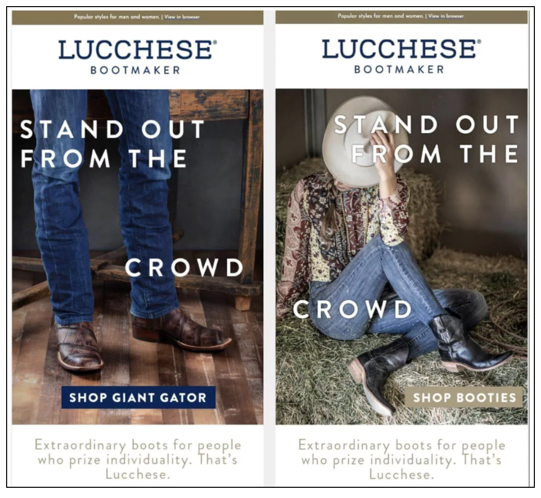 Different copies and visuals in emails for different segments of eCommece customers | | how to scale an ecommerce business | how to scale your ecommerce business | how to scale ecommerce website