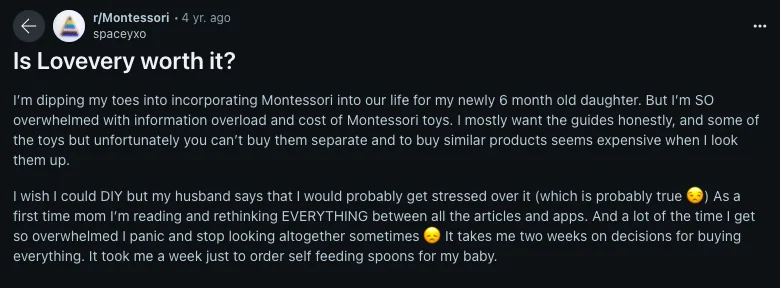 Lovevery discussion thread from Reddit