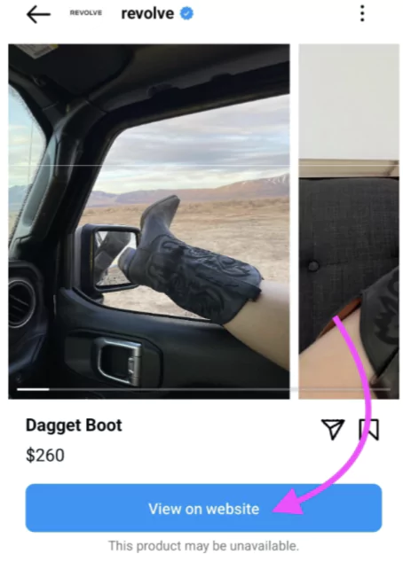 Instagram shop for eCommerce brands