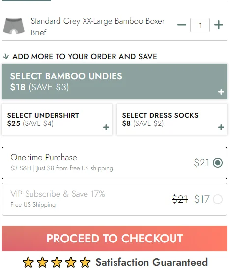 How to Boost eCommerce landing page conversions - Clear CTA with visual cues to increase conversions from the landing page