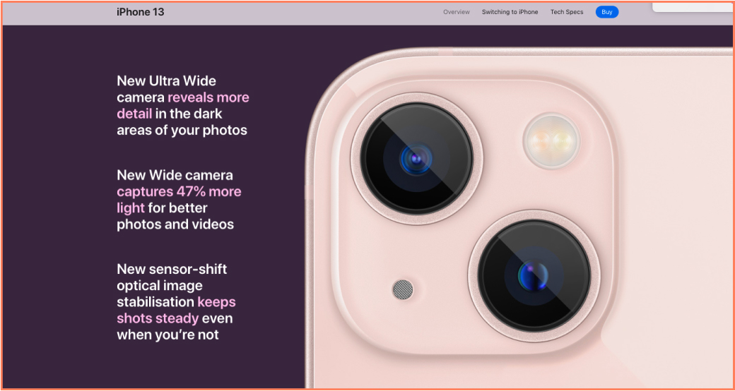 How Apple uses enticing images to promote the iPhone
