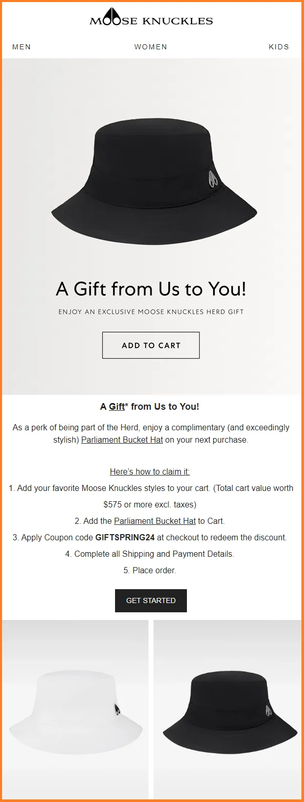 Offering a wishlisted product for free to get people to buy, which of course is a perfect FOMO marketing example