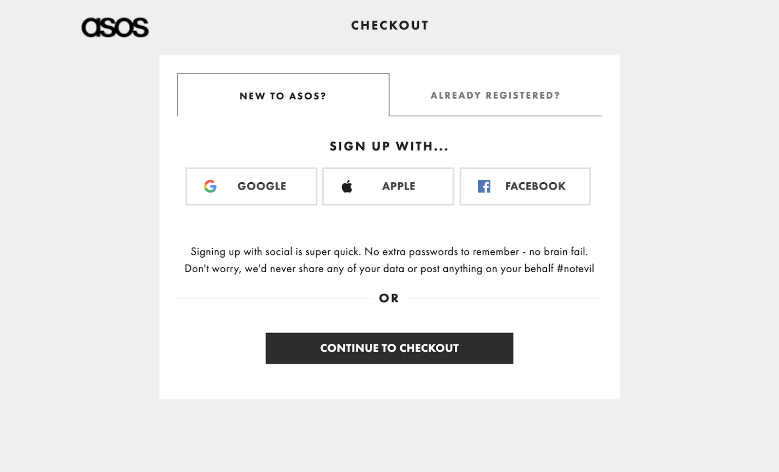 ASOS dd to cart design template
