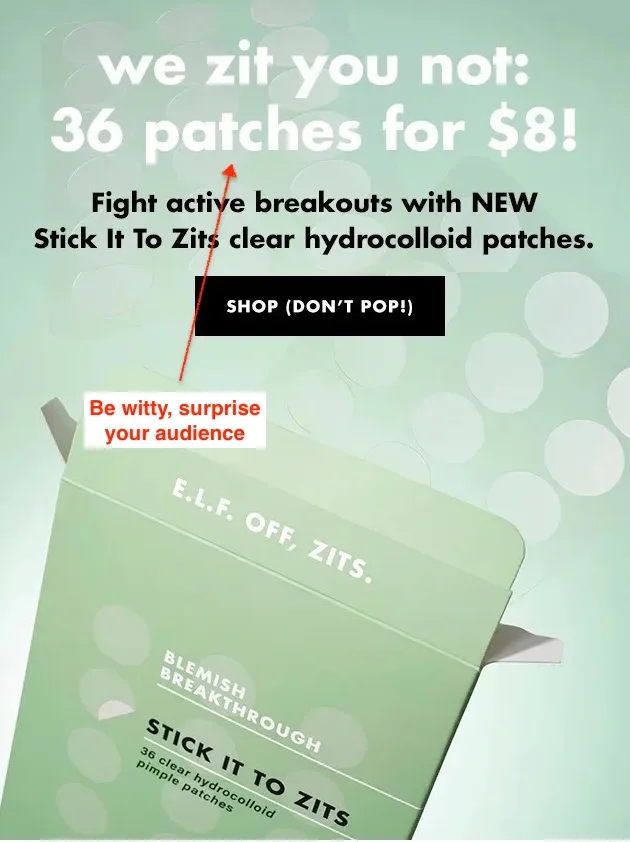 beauty bay email marketing example