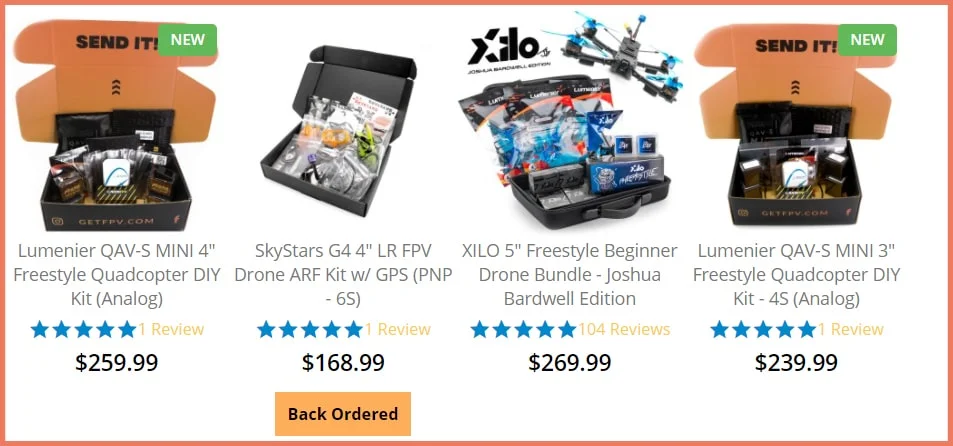 Clearance bundle example