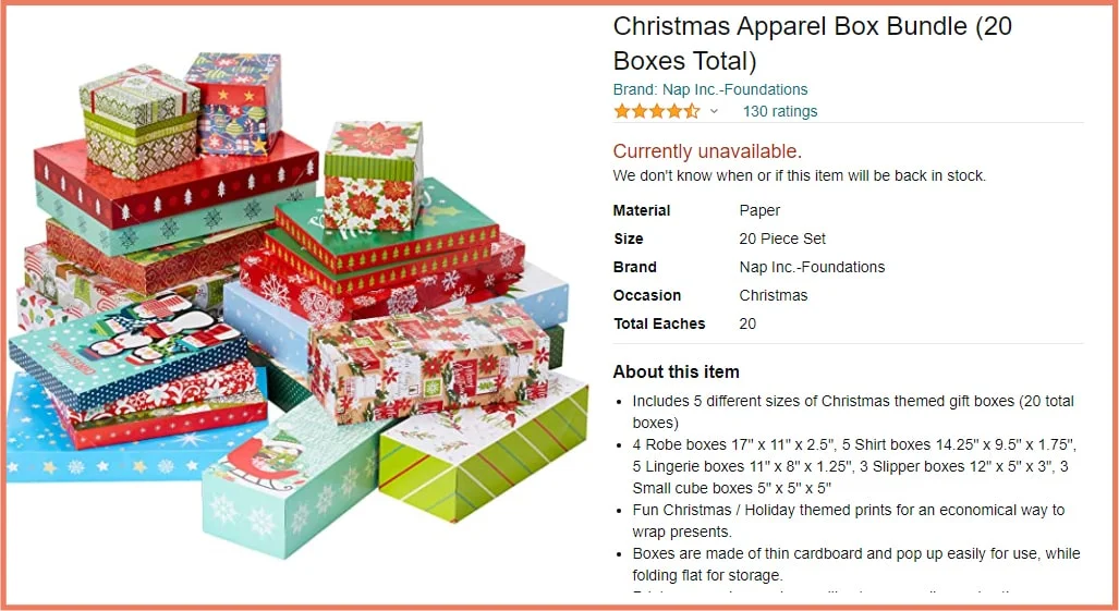 Seasonal Bundles