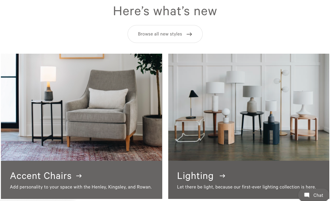 example of product recommendations 1