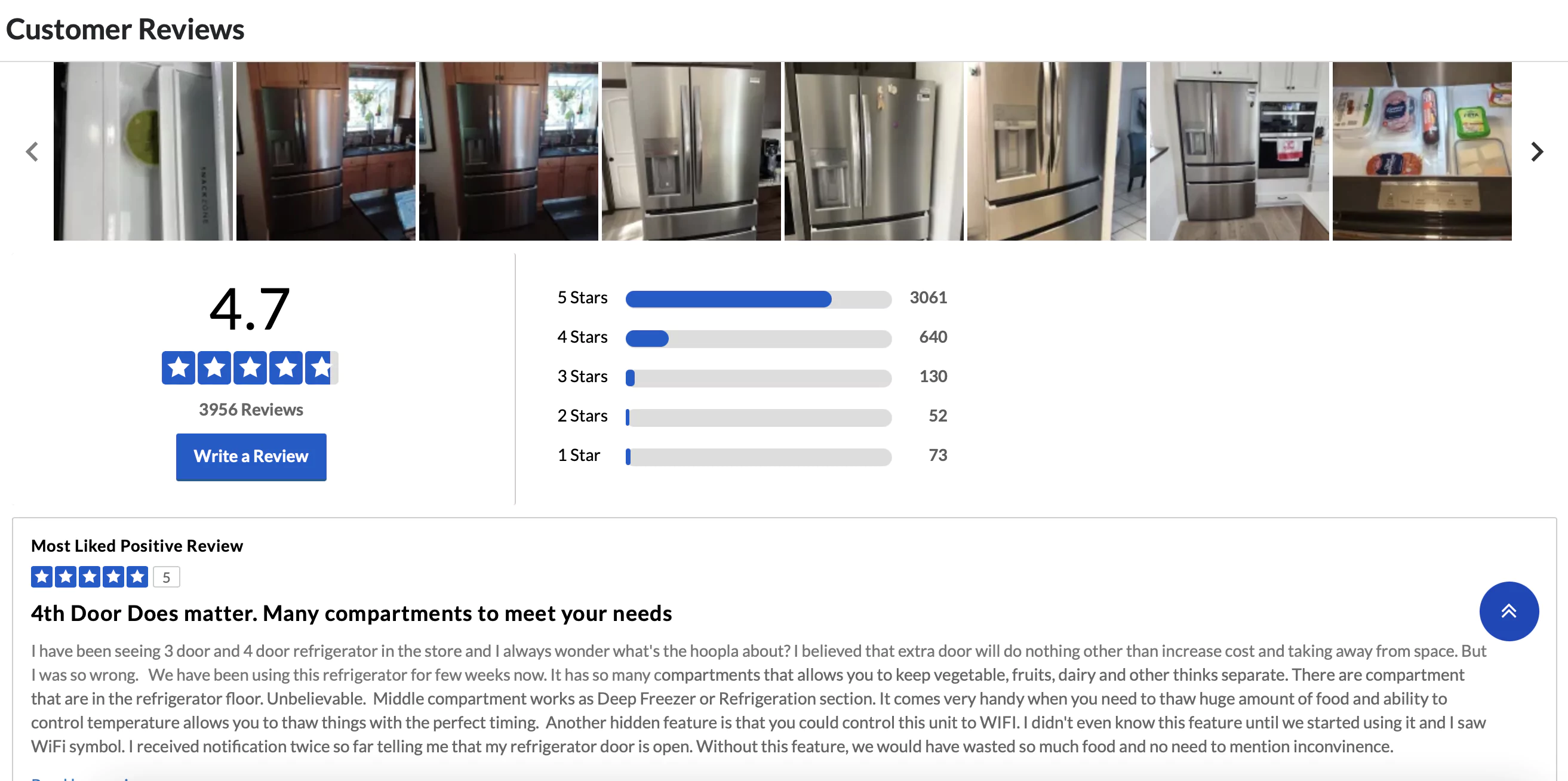 Reviews with product photos