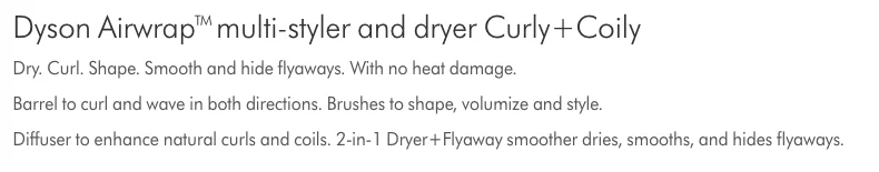 AI driven eCommerce helps Dyson create interesting product descriptions for similar products
