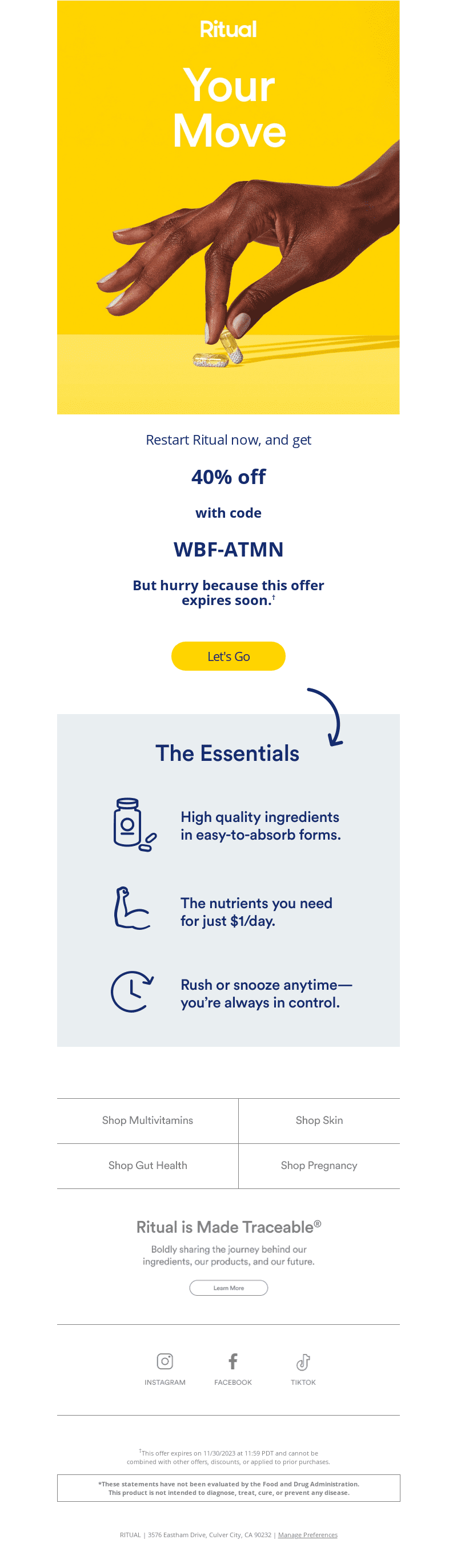 ecommerce email marketing strategy: Winback emails