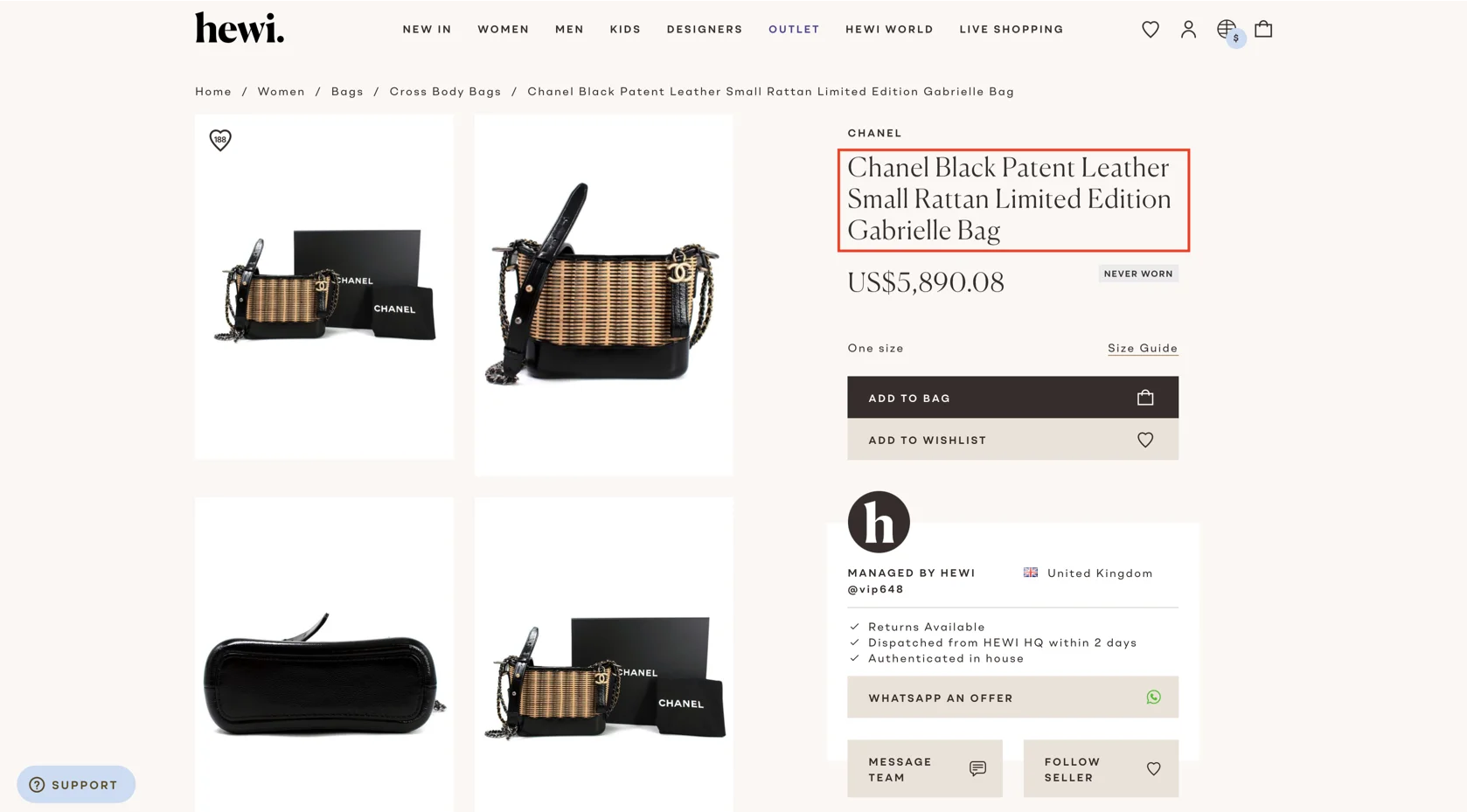 Hewi - conversion signaling example | The Product Title Quality Score™ (PTQS): A Model for Better-Performing eCommerce Product Titles