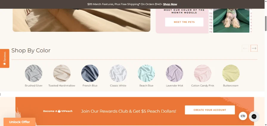 peach skin sheets case study example