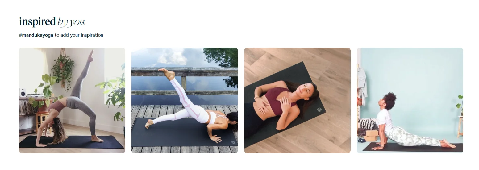 Manduka UGC example