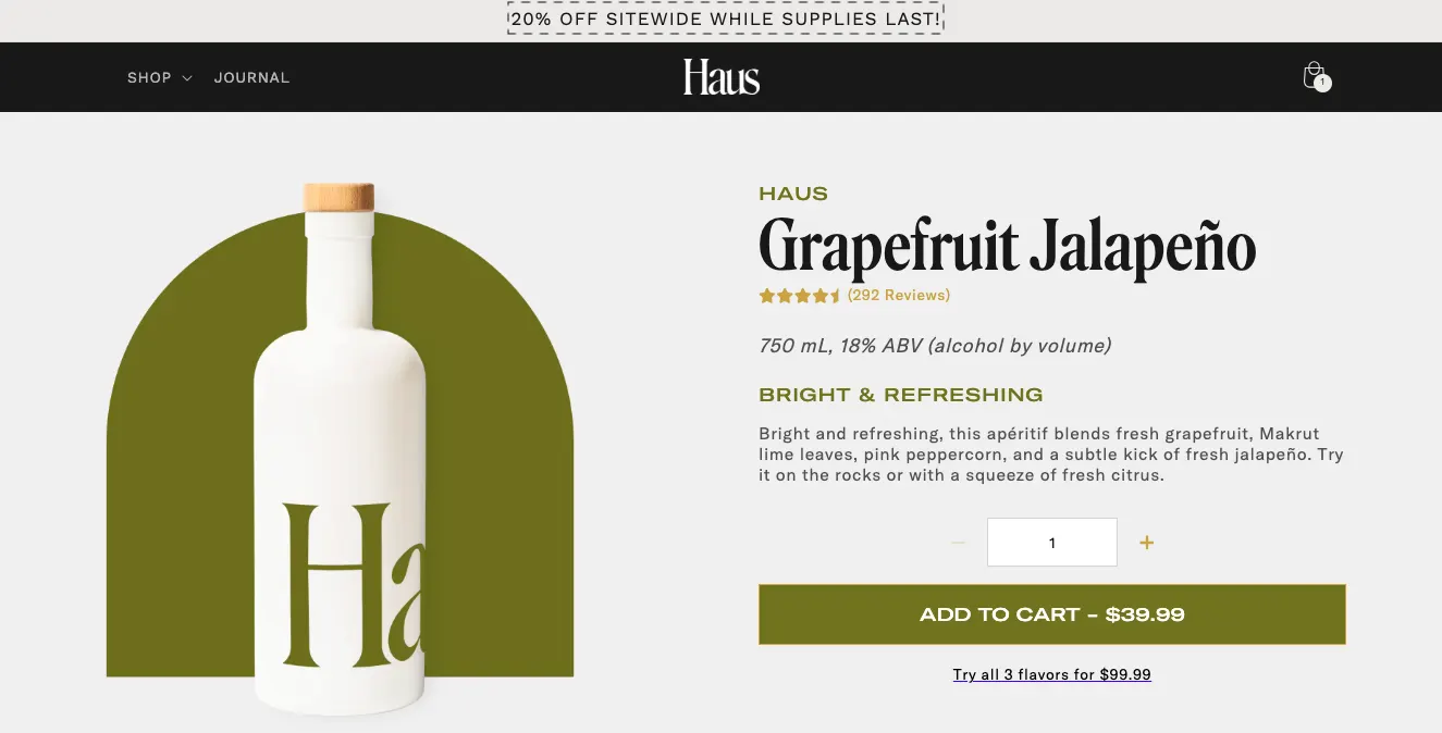 Haus Preorder Example
