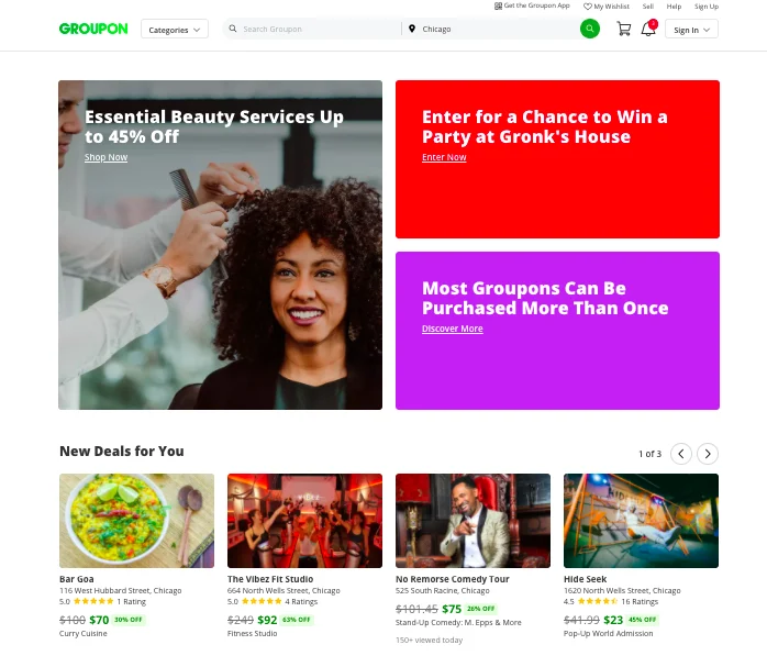 groupon example