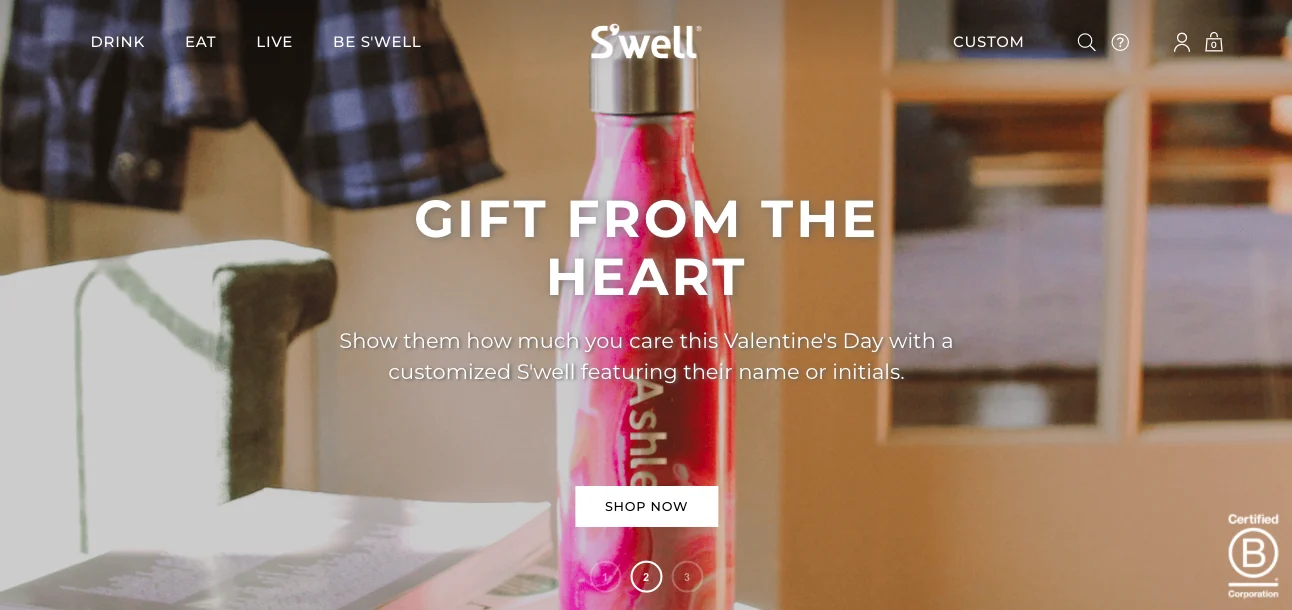 Swell's Navigation example