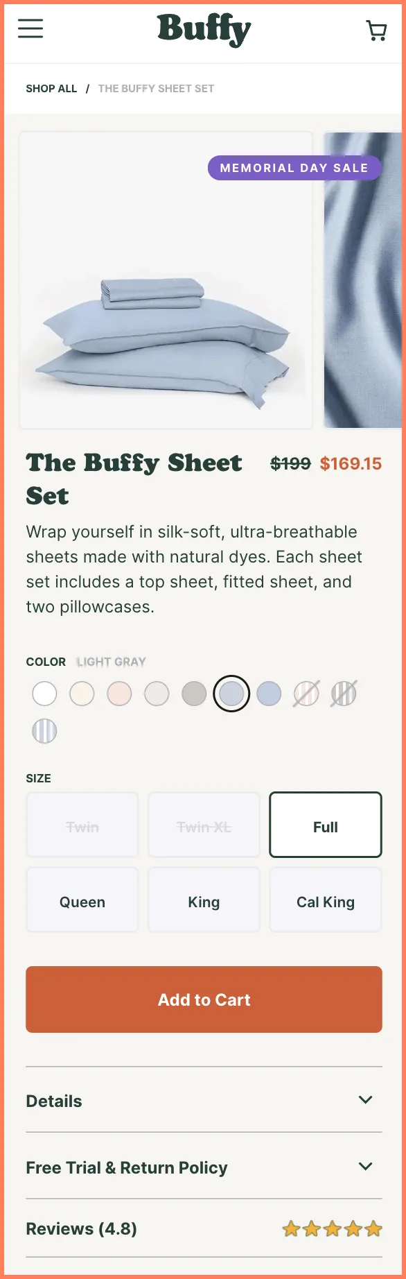 Buffy Product Description Example
