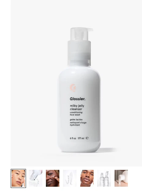 Glossier Image Search Example