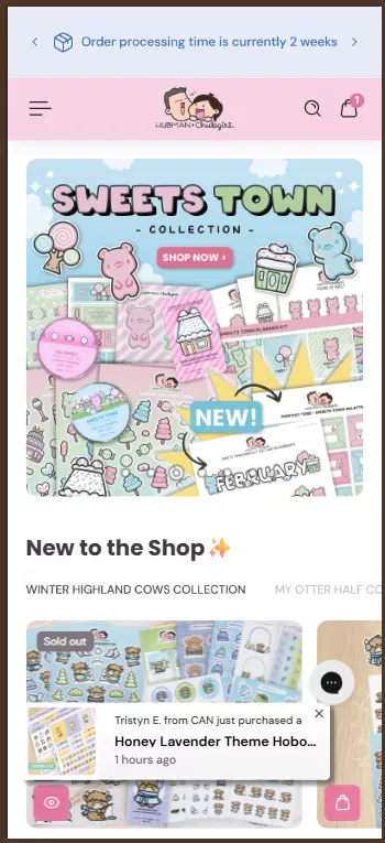 ConvertCart CRO experiment showing social proof nudge that increased ecommerce orders