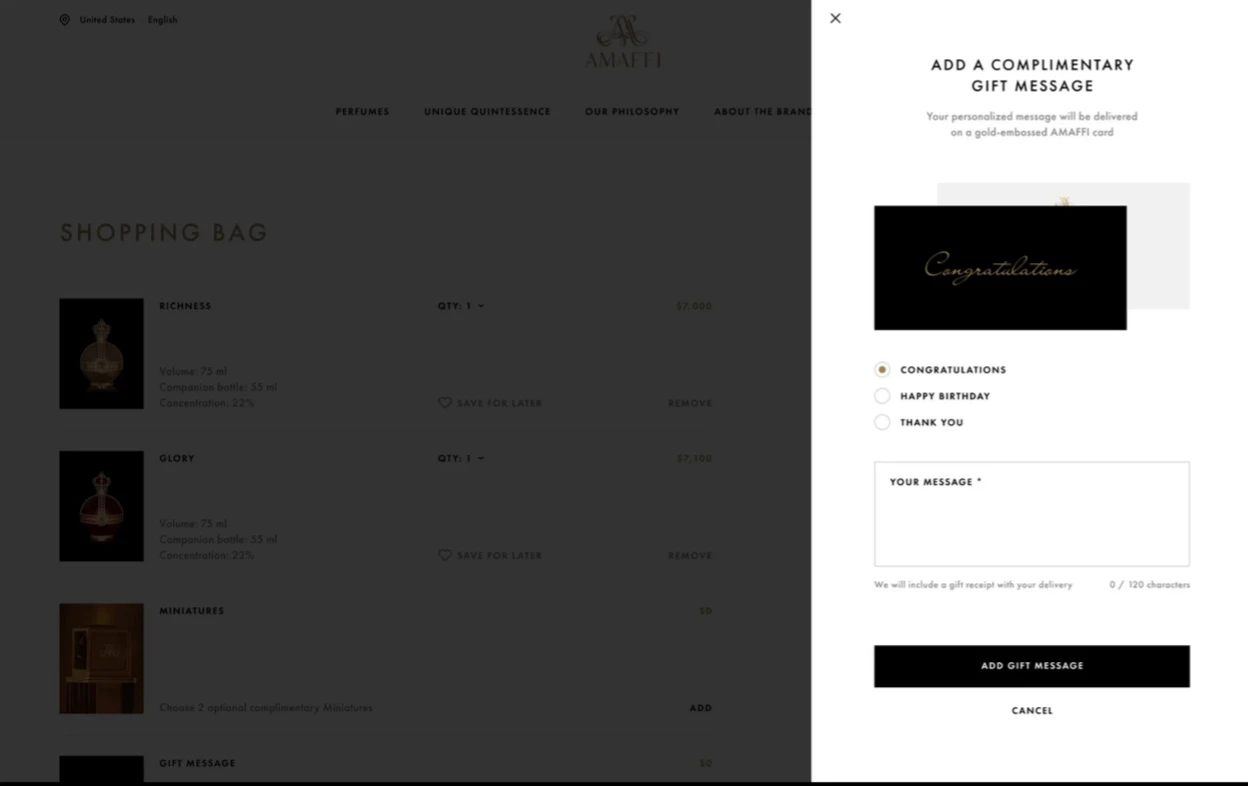 Amouage gifting example
