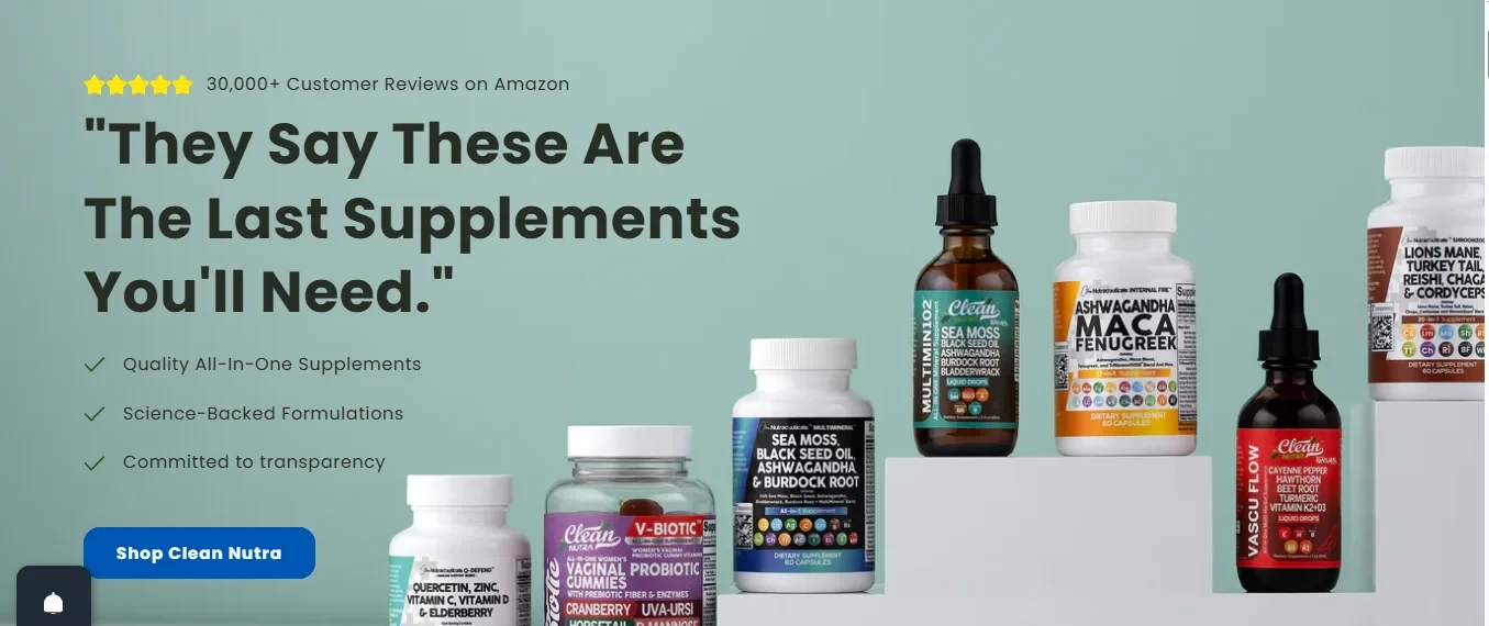 Healthcare ecommerce trust signal example