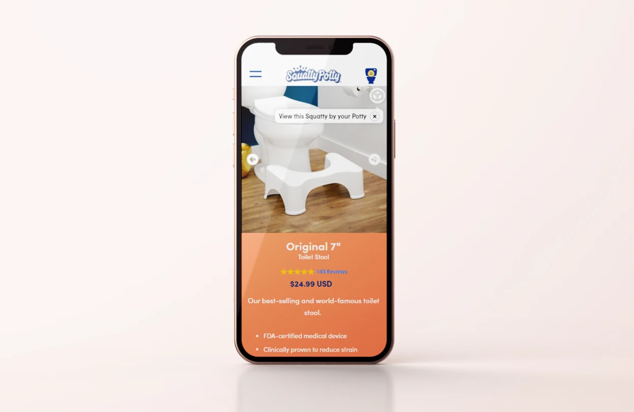 Squatty Potty Carousal Example
