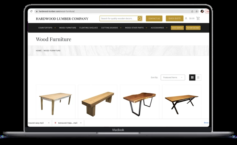 Hardwood Lumber Example