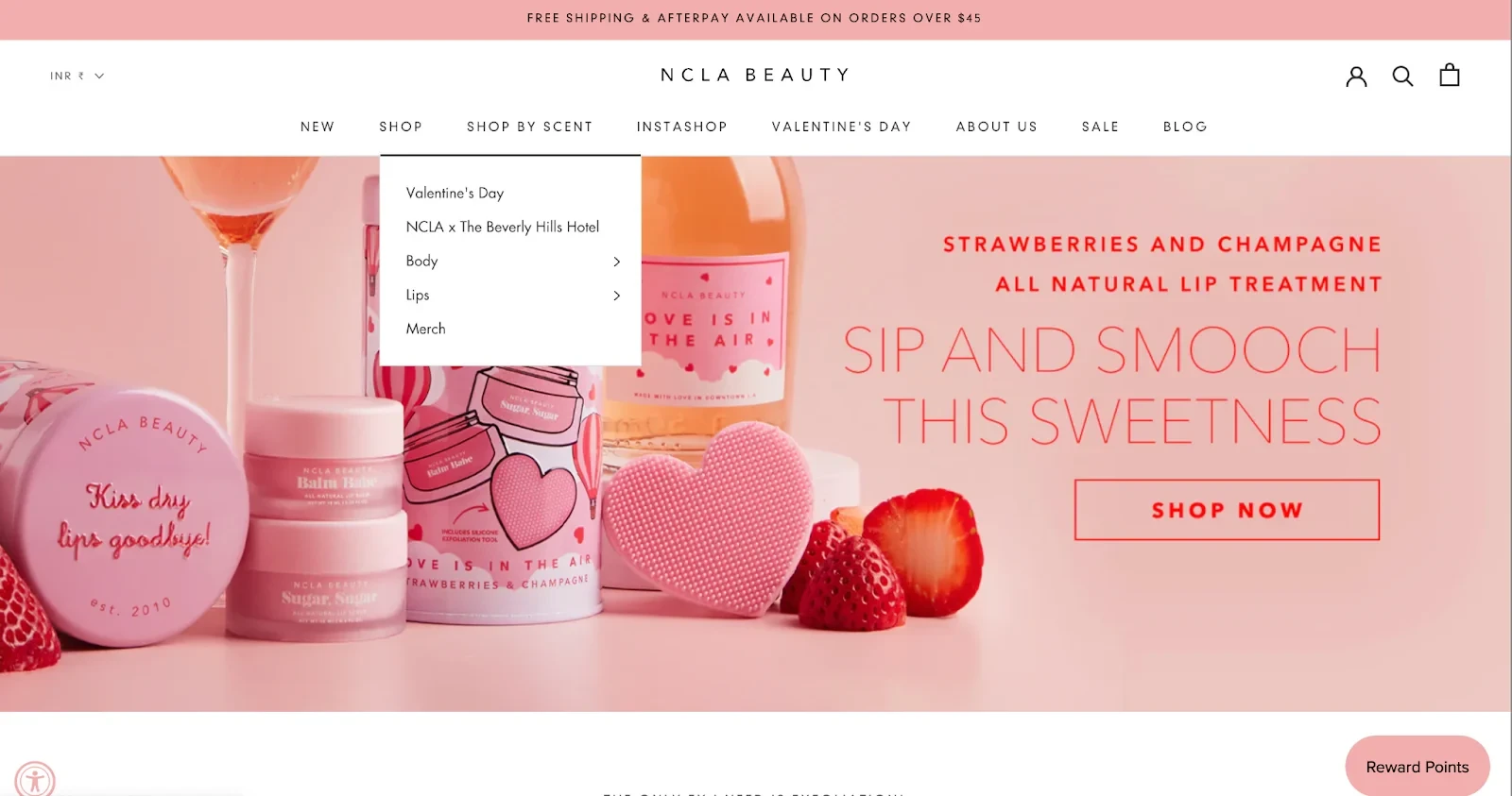 ncla beauty example of theme-based collection