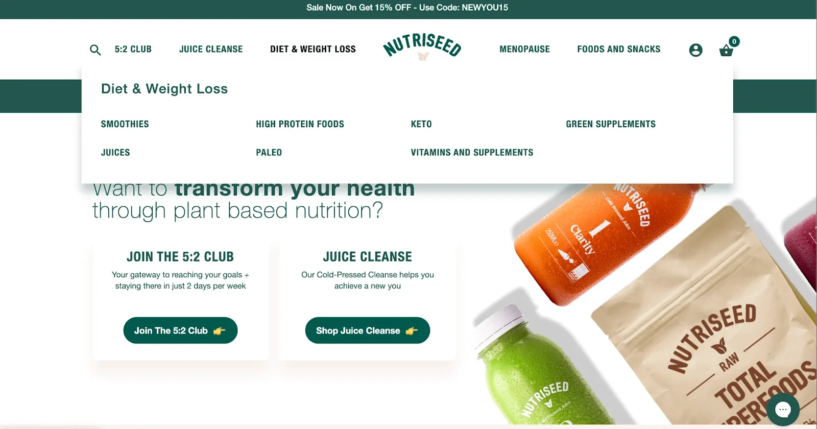 Nutriseed Fresh Collection Example