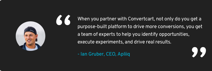 Testimonial from Ian Gruber