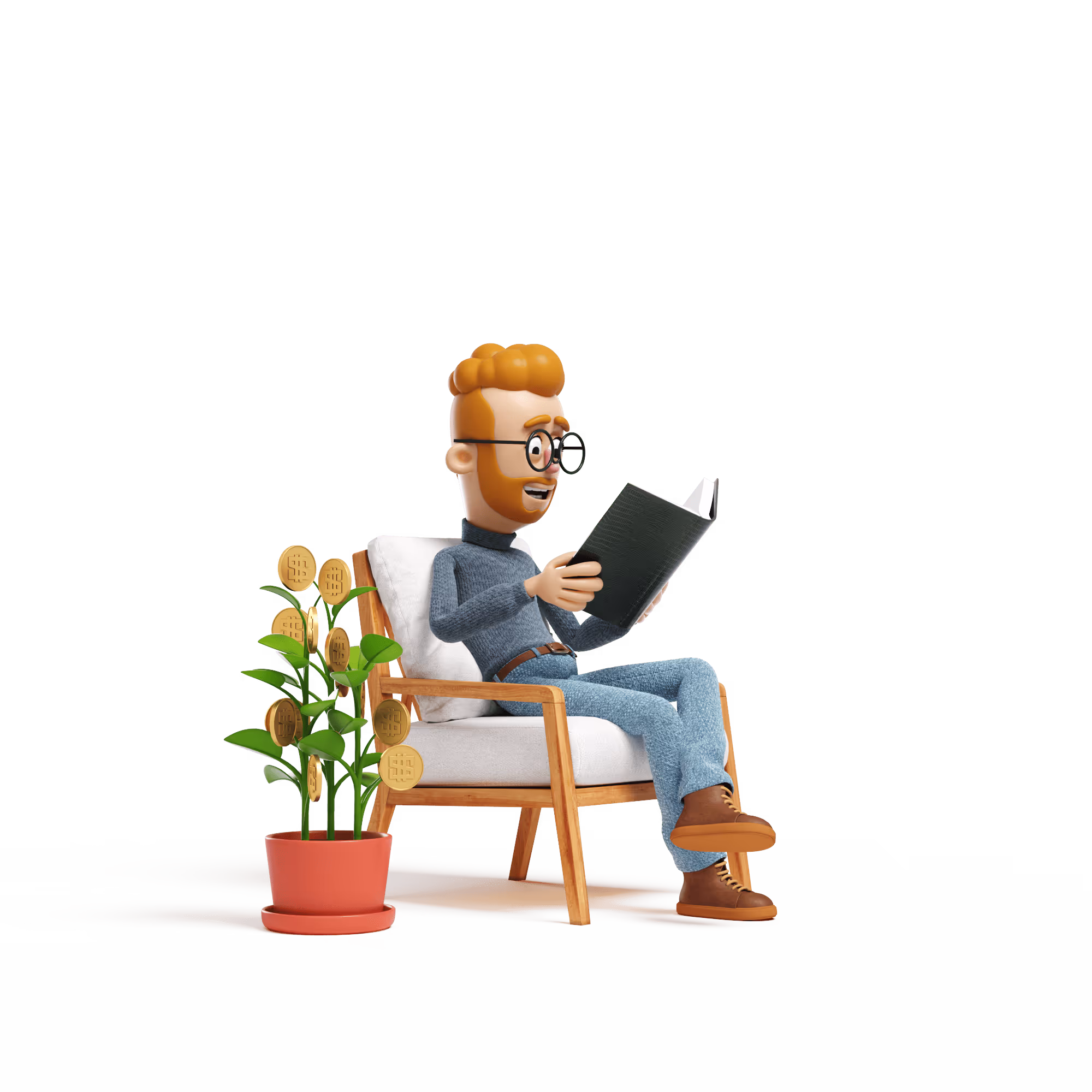 personnage 3D d'animation pour Patriq