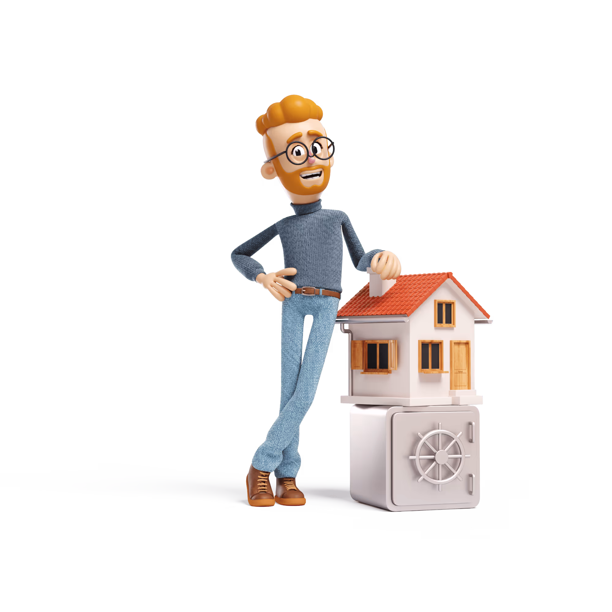 personnage 3D d'animation pour Patriq