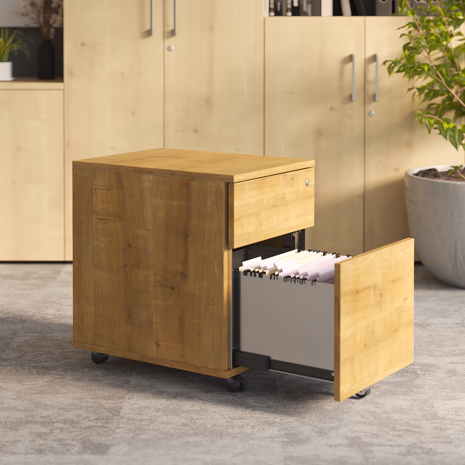 caisson de bureau en 3D Groupe Pierre Henry