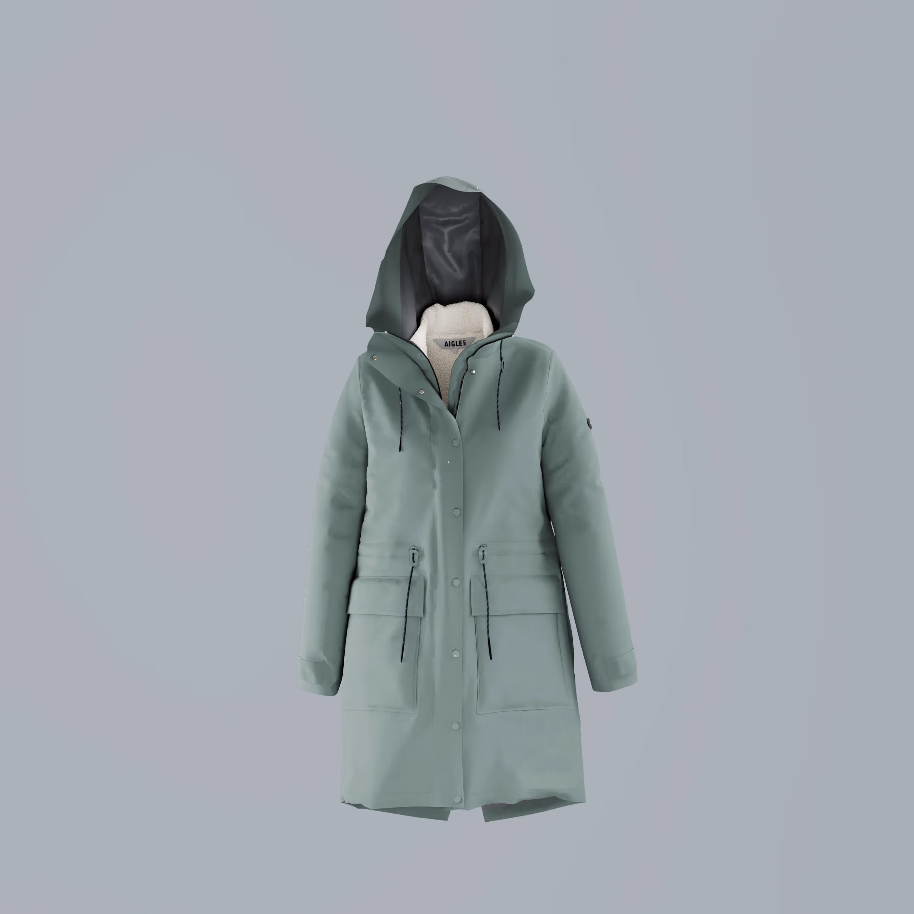 Parka aigle en scan 3d