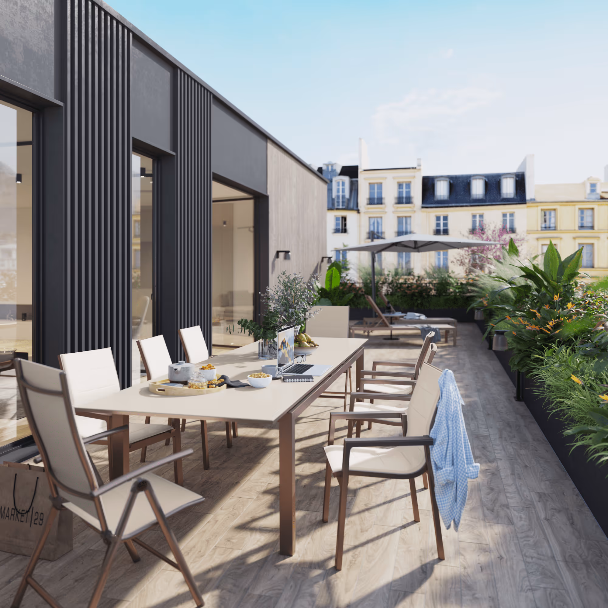 Image 3D salle à manger de jardin Adeo