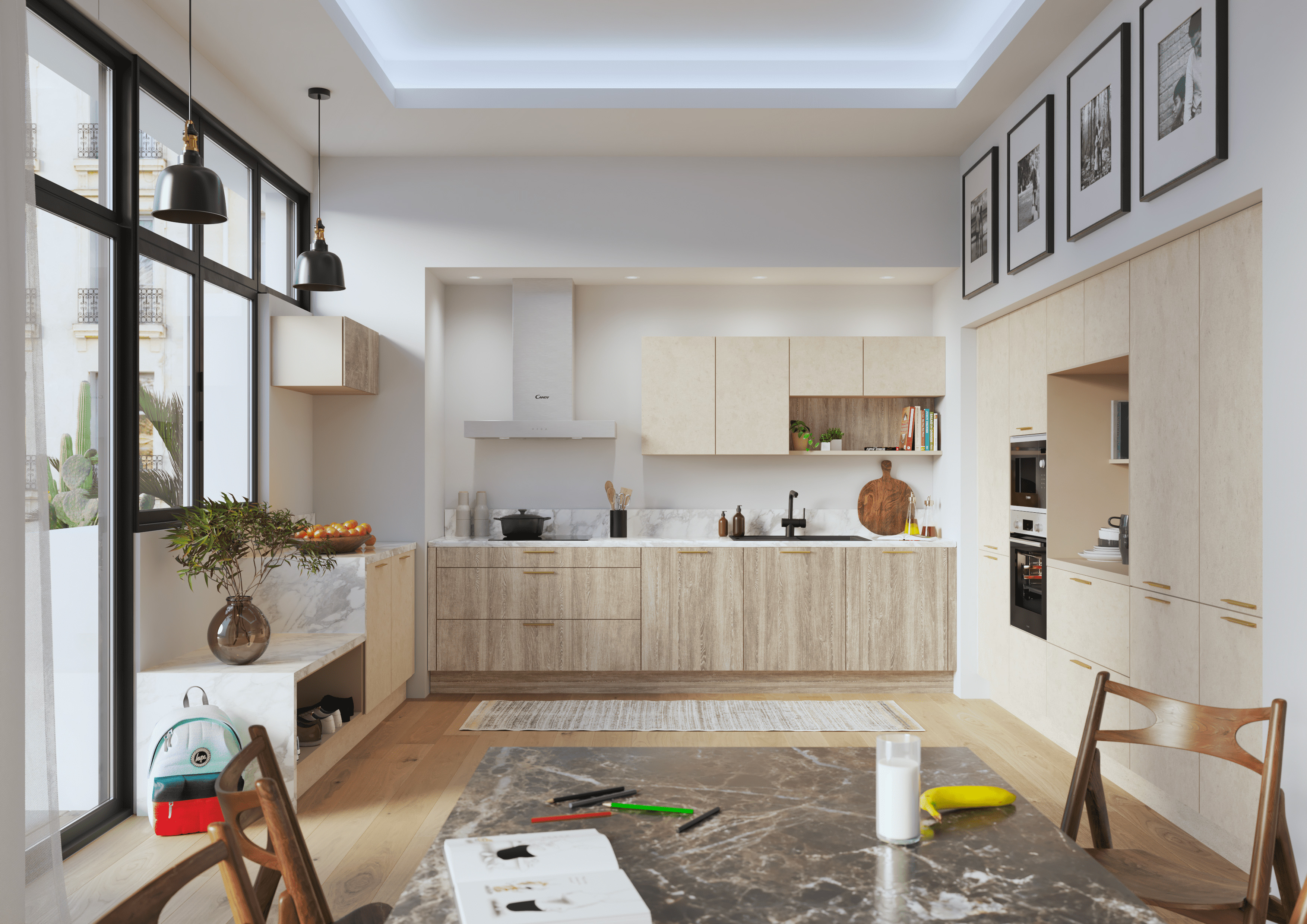 Cuisine neutre en 3D Cake Kitchen