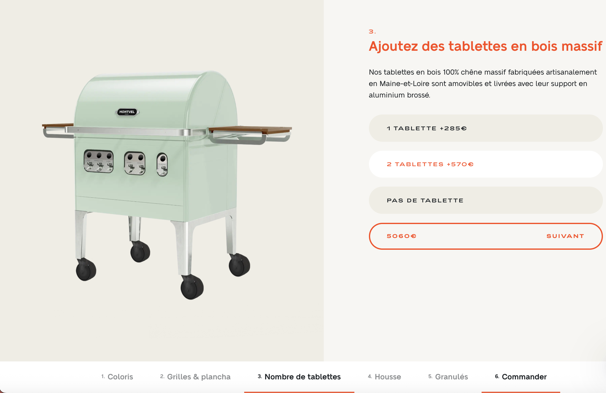 Barbecue montvel configurateur personnalisable
