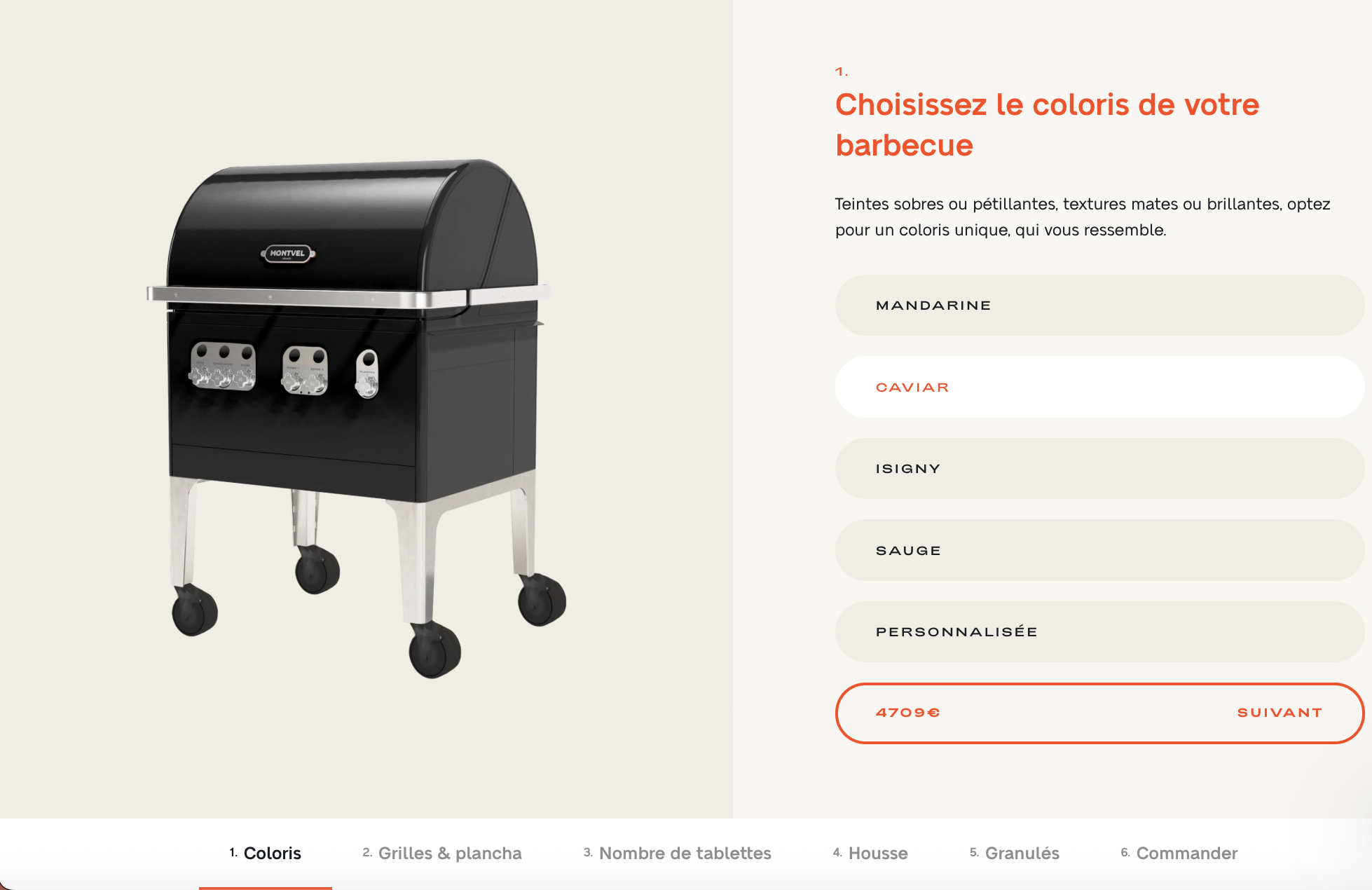 Barbecue montvel configurateur personnalisable