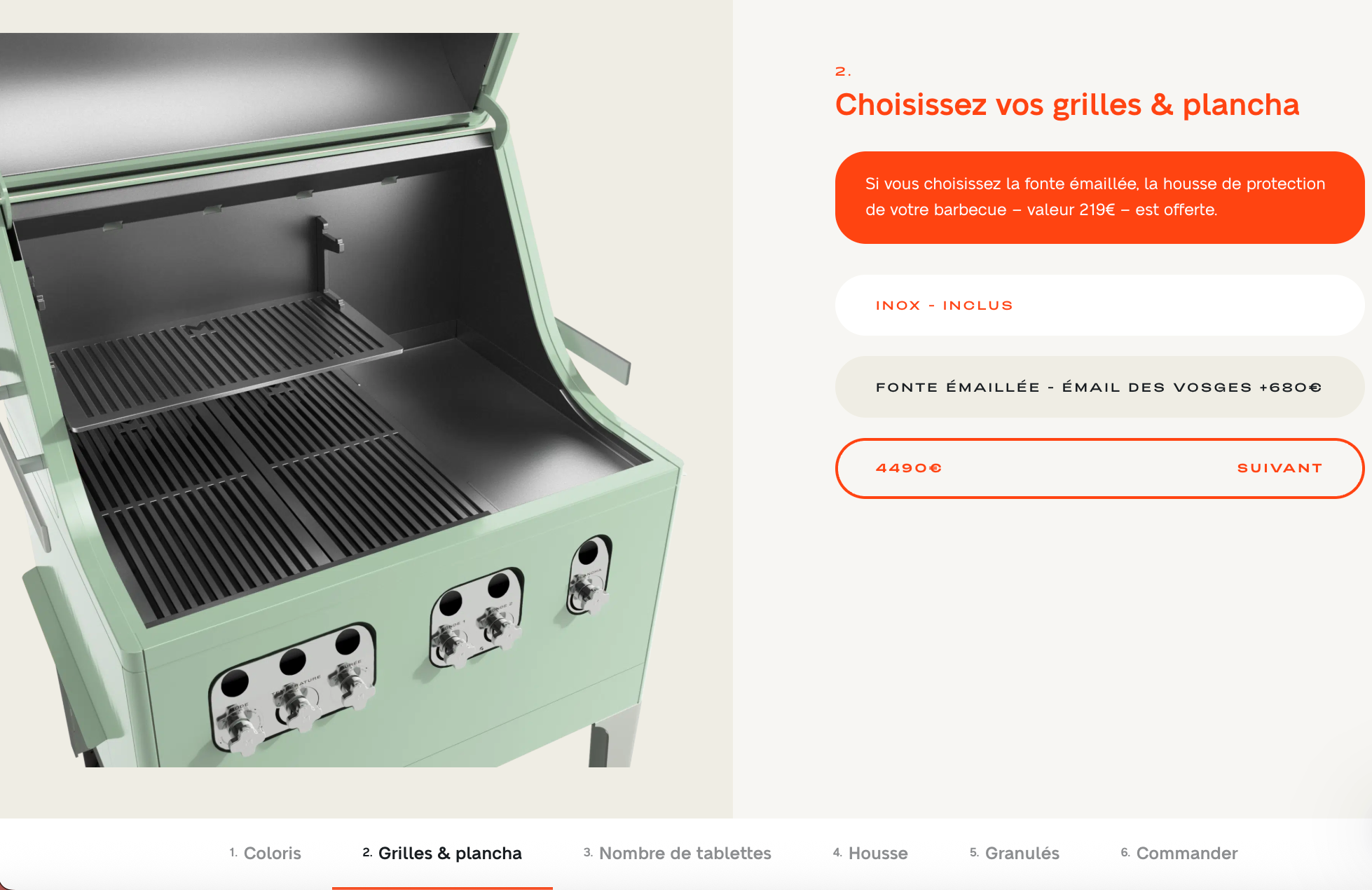 Barbecue montvel configurateur personnalisable
