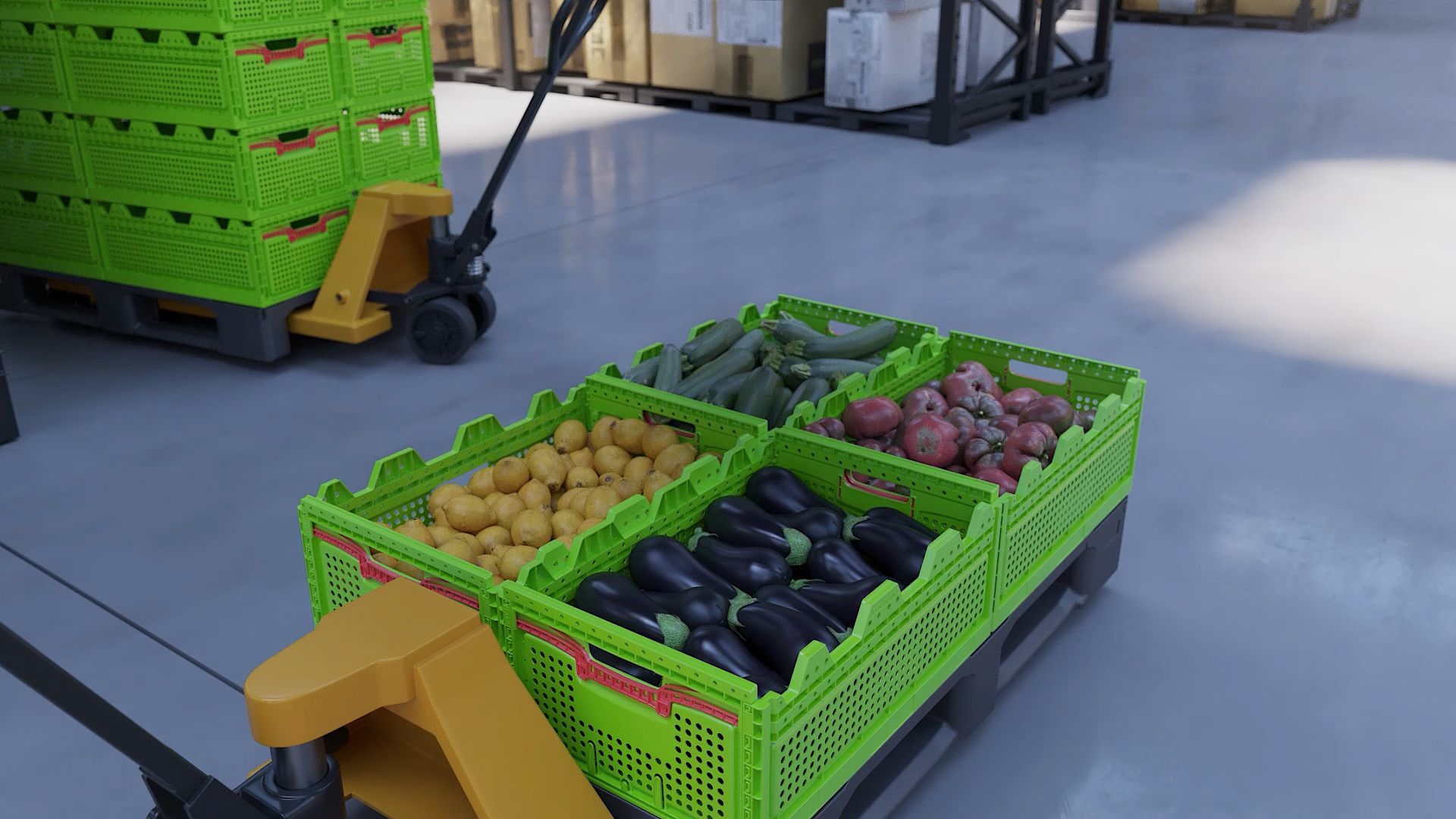 chariot de fruits smartflow 3D