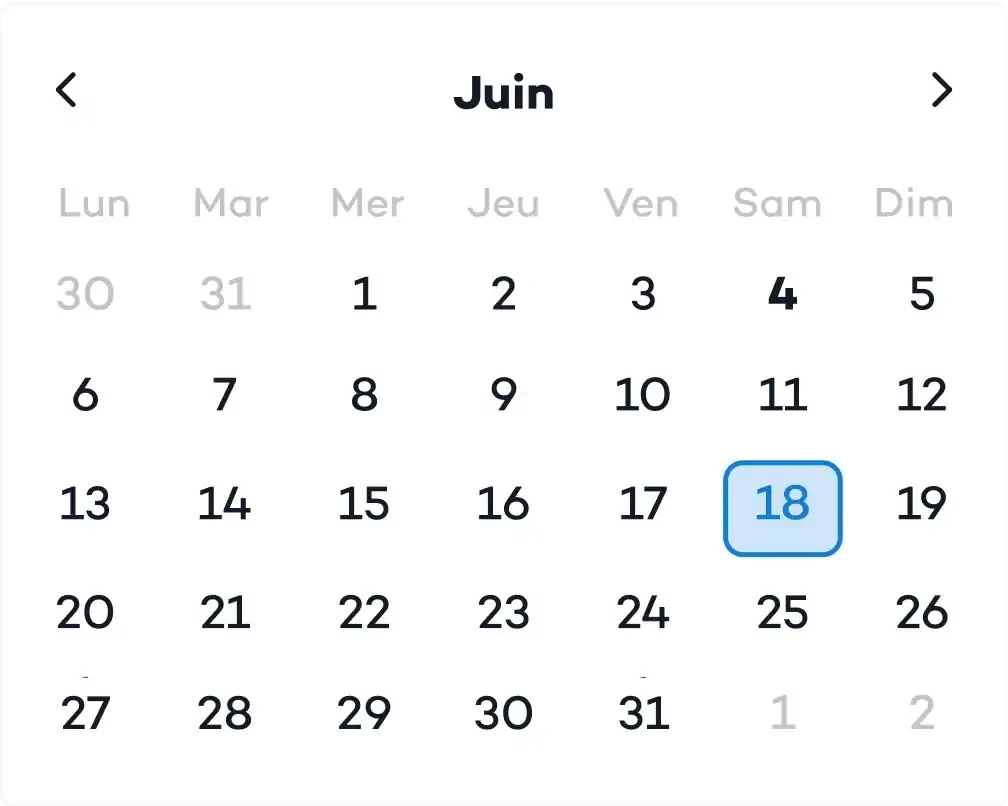 calendrier